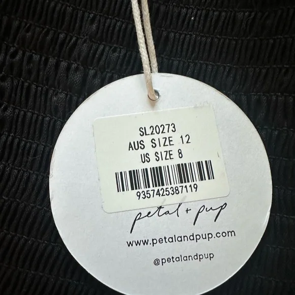 NWT Petal and Pup MIDI DRESS - BLACK - Picture 4 of 4